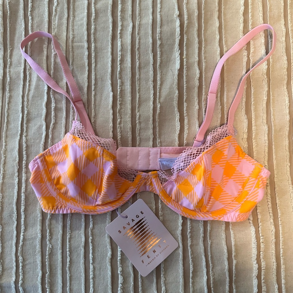 Savage X Fenty Vibrant Checkered Bra